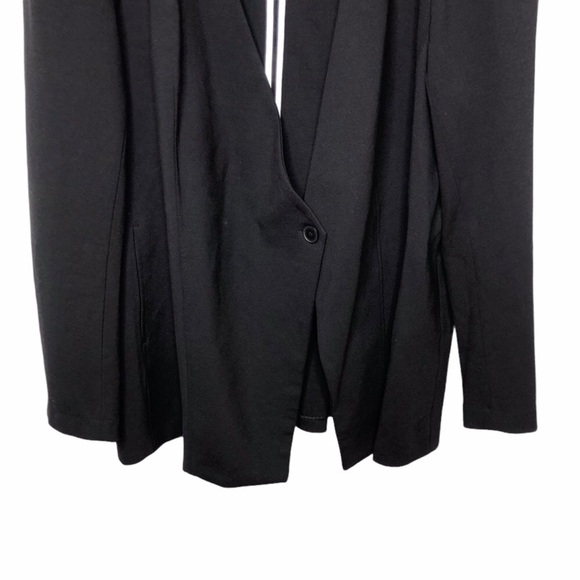Amanda & Chelsea Women’s Piped Shoulder Ponte Black Jacket Blazer Size 3X - Picture 5 of 8